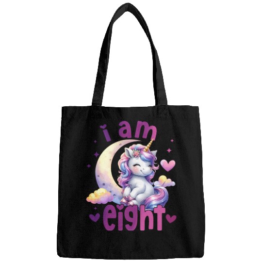 8th Birthday Unicorn 8 Years Eight Finally 8 Birth Bags