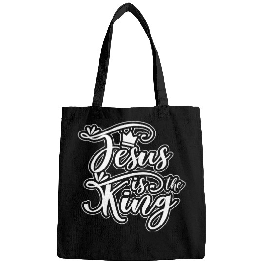 Jesus Is King Love Jesus Christian Christmas Bags