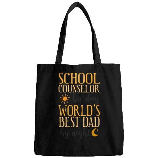 School Counselor Dad School Bags