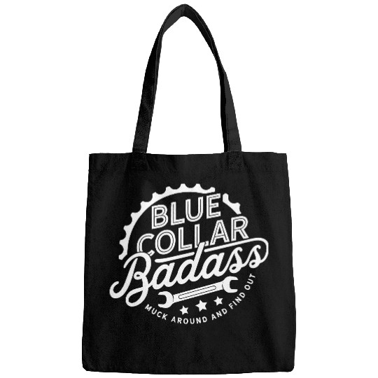 Blue Collar BadAss Working Class Hero Design Bags