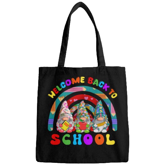 Welcome Back To School Gnome Lovers Bags