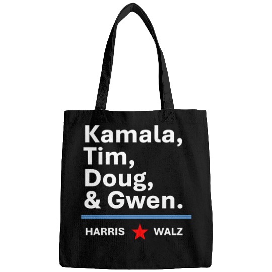 Harris & Walz | Kamala, Tim, Doug & Gwen Bags