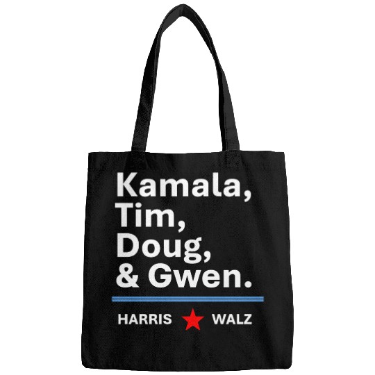 Harris & Walz | Kamala, Tim, Doug & Gwen Bags