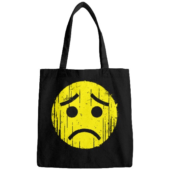Depressed Emoticon Bags
