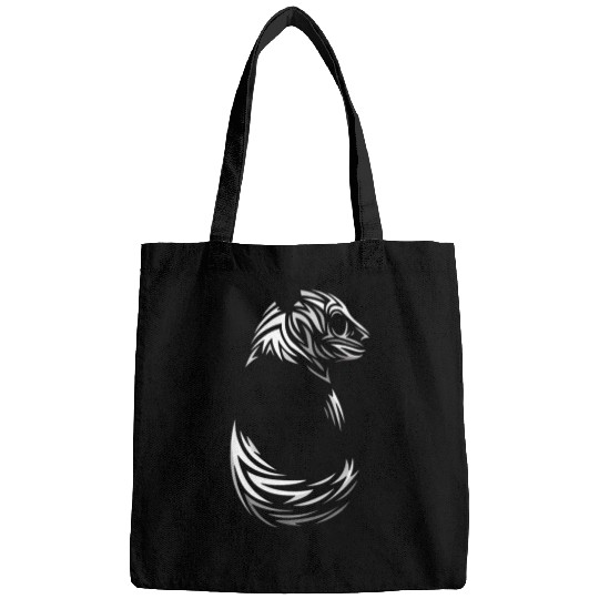 tribal panda bear tattoo Bags