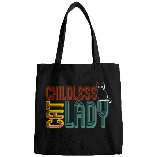 childless cat lady Kamala Harris 2024 Bags