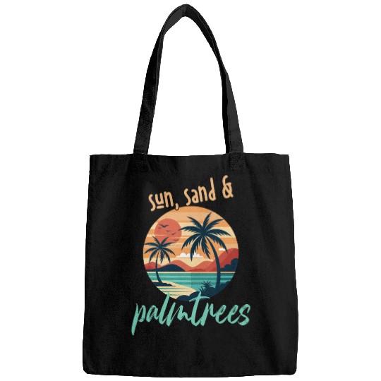 Sun, sand, and palm trees! Bags