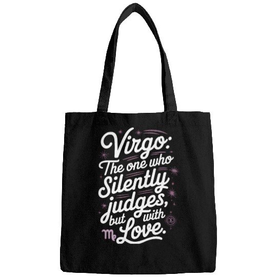 Funny Virgo Zodiac Quote Bags