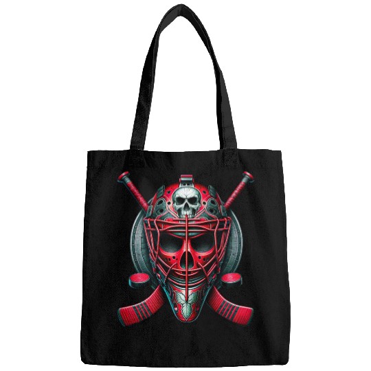 Red Skull Hockey Goalie Bags
