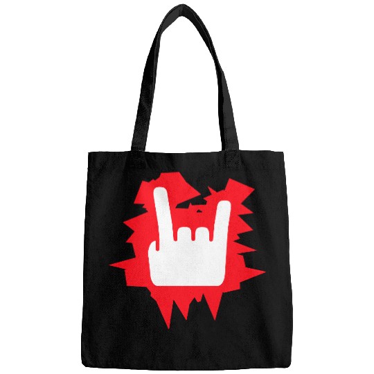 Heavy Metal Fun Hard Rock Music Horns Hand Gesture Bags