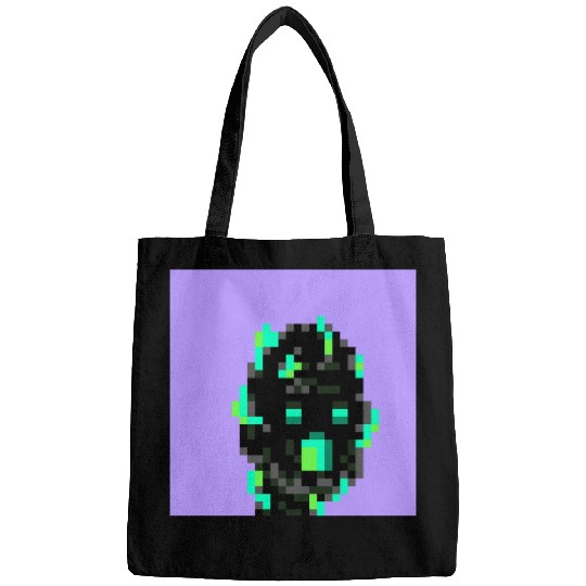 Pixel Black Emerald Bags