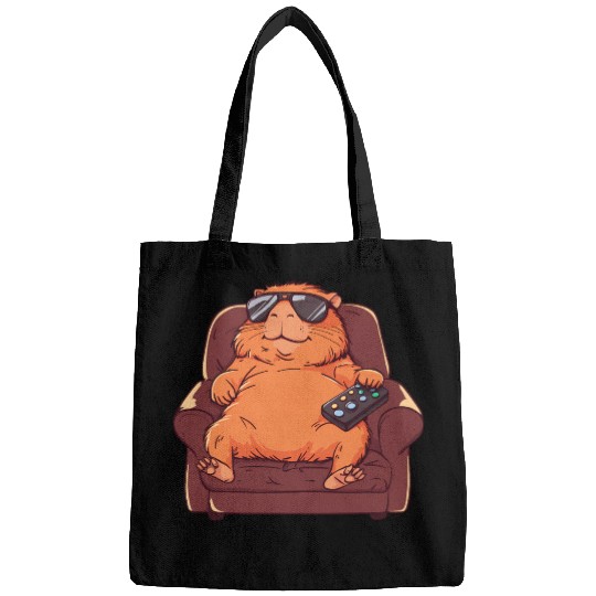 Capybara Funny Video Games Capybara Bags