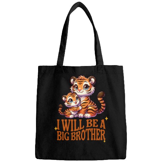 I'm Going To Be A Big Brother Sweet Tigers, Bags