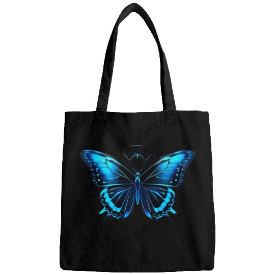 Celestial Blue Butterfly Bags