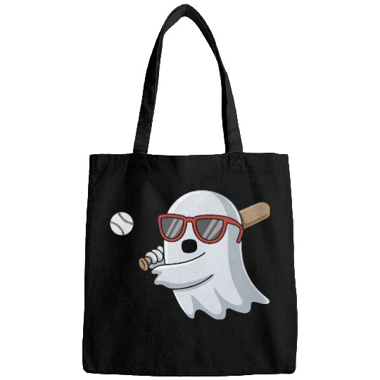 Halloween Ghost Baseball Player Bags