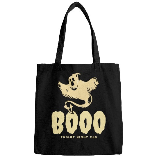 BOOO Fright Night Fun Ghost Halloween Bags
