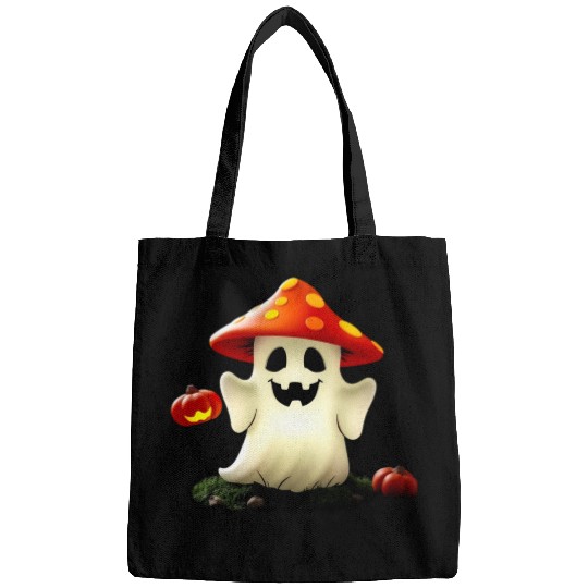 Mushrooms and pumpkins for Halloween Bags