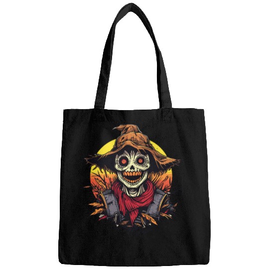 Cartoon Horror Scarecrow Bags