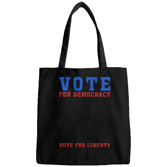Vote for Democracy, Vote for Liberty US Election Bags