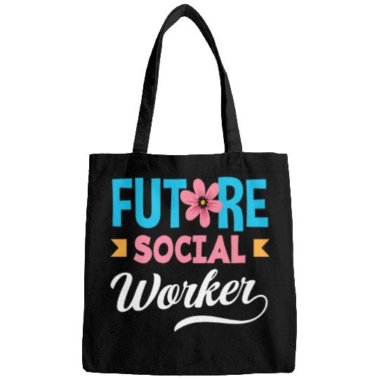 Future Social Worker With Flower Bags