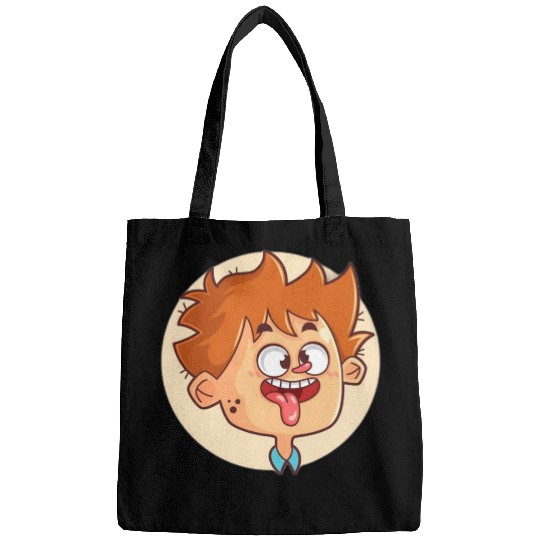 Funny Bags Fun Loving Face Silly Stick-Out