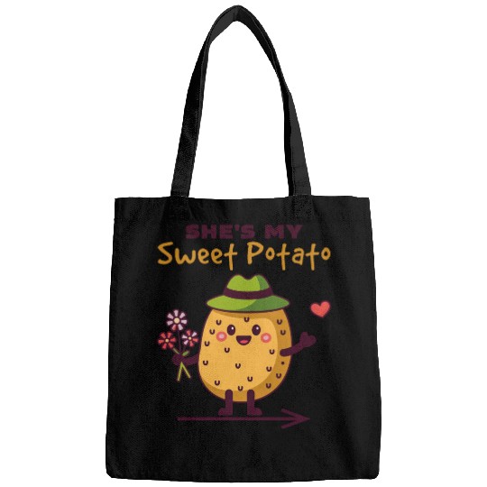 She's My Sweet Potato Funny Matching Couples Bags