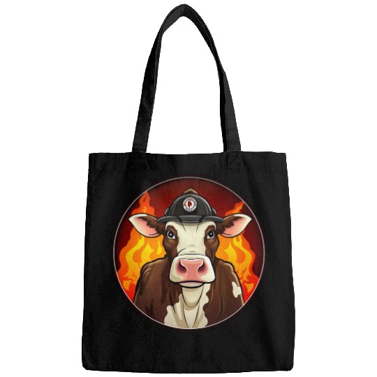 Firefighter cow Bags