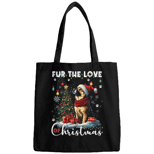 German Shepherd Christmas Tree Decorations Dog Bags