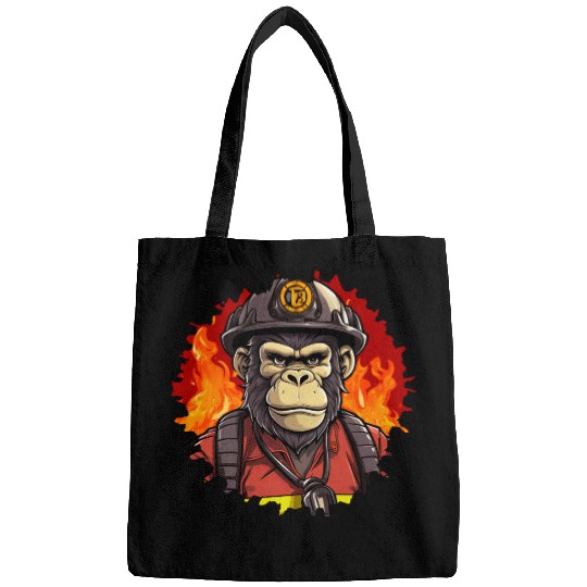 Firefighter monkeys Bags