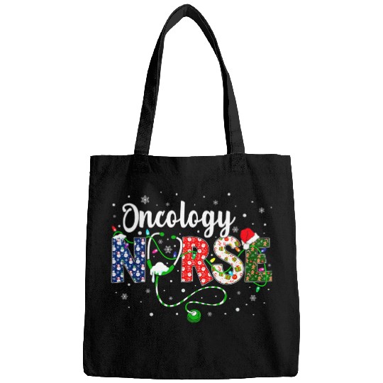Oncology Nurse Xmas Santa Hat Nurse Christmas Bags