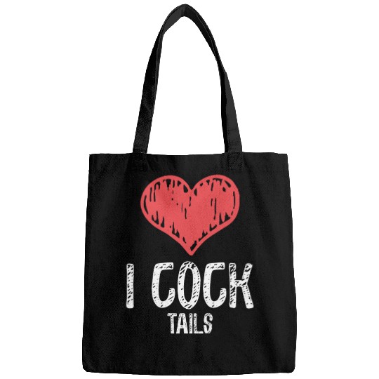 Funny I Love Cocktails 4 Bags