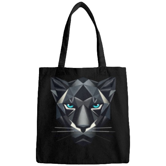 Geometric Black Panther - Power and Elegance Bags