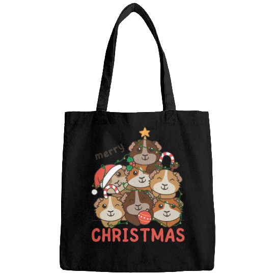 Guinea Pig Christmas Tree Merry Christmas Bags