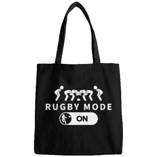 Rugby Mode On Funny Rugby Player Bags