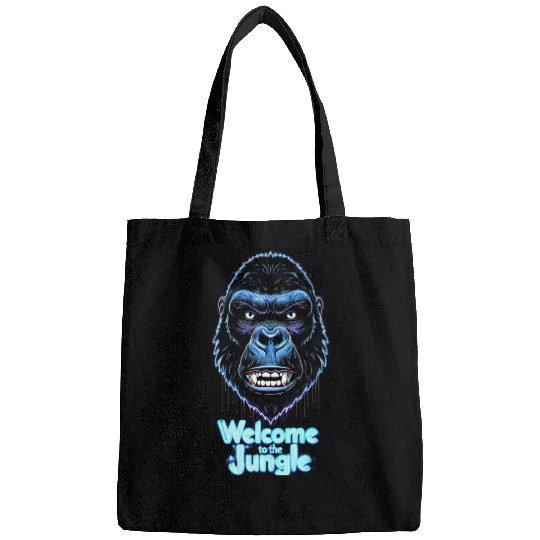 Neon Gorilla Welcome to the Jungle Bags