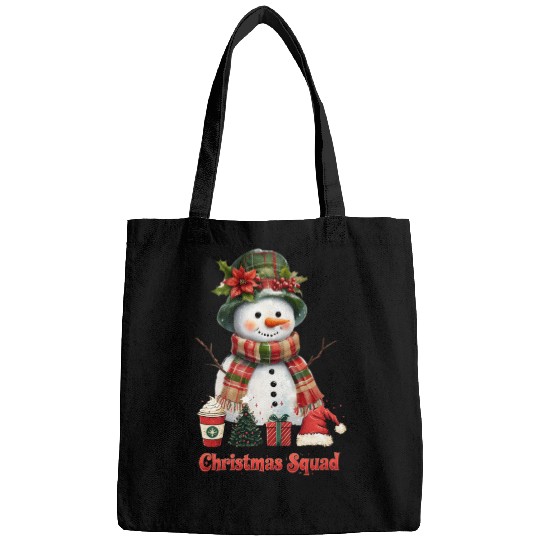 Snowman Christmas Family Gathering Bags