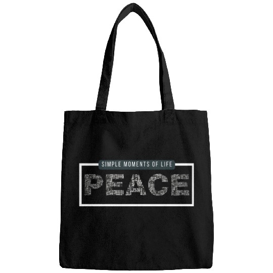Dark Green and White Simple Modern Typography Bags