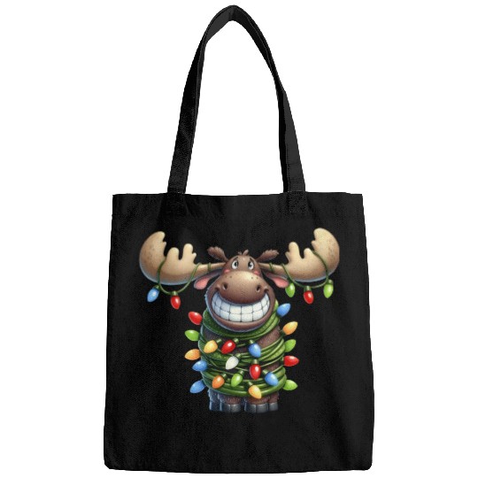 Christmas Merry Christmas For Gift Christmas Moose Bags