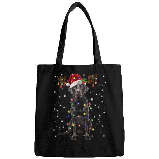Black Lab Labrador Christmas Tree Light Bags