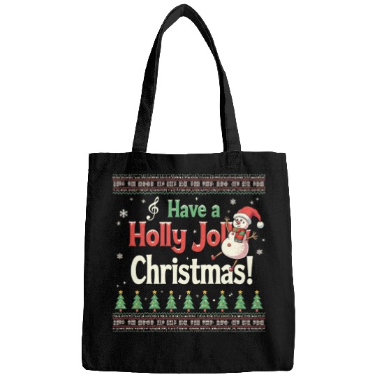 Have a holly joy christmas Bags