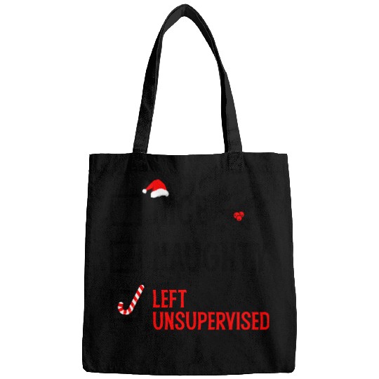 Left Unsupervised Christmas Checklist Bags