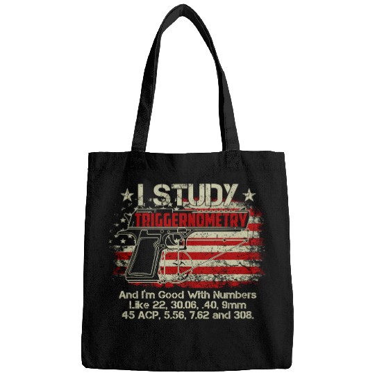 I Study Triggernometry Good With Numbers Gun Bags