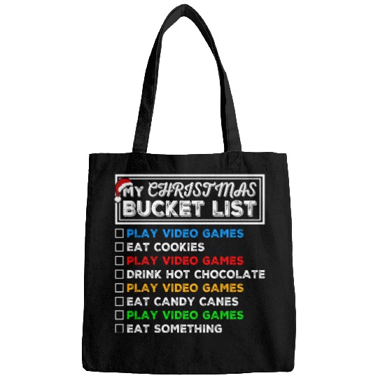 Christmas Bucket List Video Games Xmas Gamer Bags