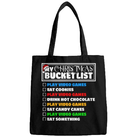 Christmas Bucket List Video Games Xmas Gamer Bags