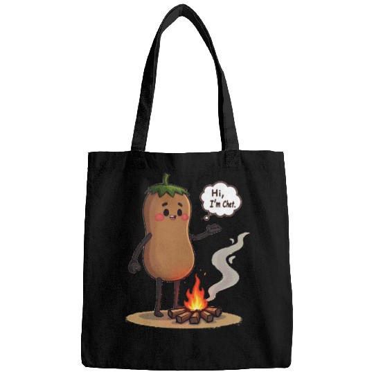 Chestnuts Roasting Christmas Cartoon Bags