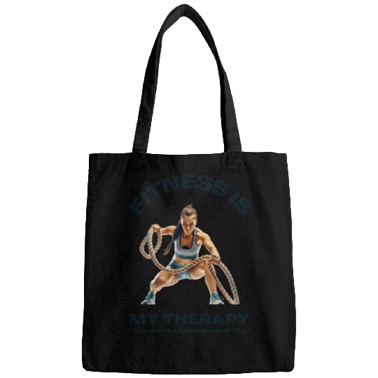 Fitness Is My Therapy - Fitness And Exercise Bags