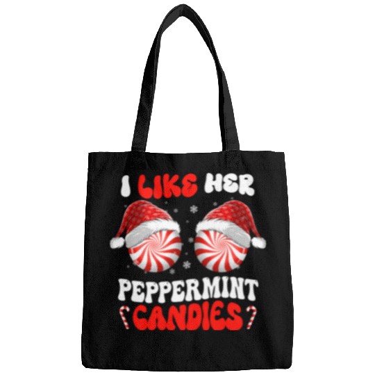 I Like Her Peppermint Candies Couples Christmas Bags