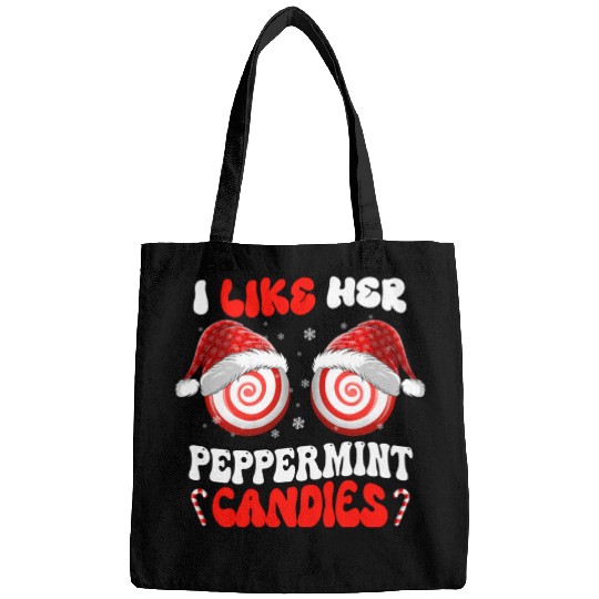 I Like Her Peppermint Candies Couples Christmas Bags