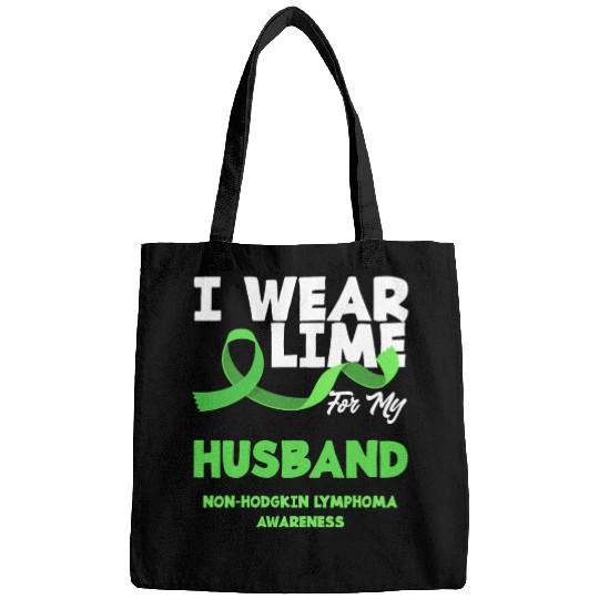 Non-Hodgkin Lymphoma Awareness Wear Lime Husband Bags