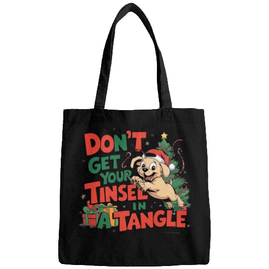 Puppy Tinsel in a Tangle Bags